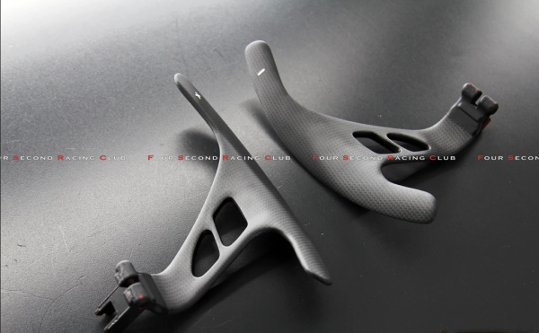 Carbon Fibre Racing Large Paddle Shifters Gloss finished
